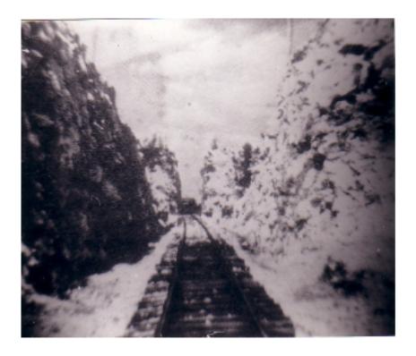 Cutting along the Thai-Burma Railway